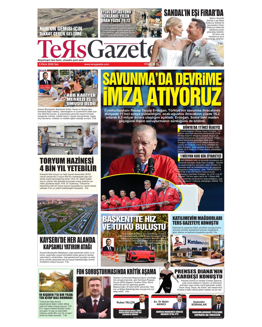 TERS GAZETE 06 EKİM 2026