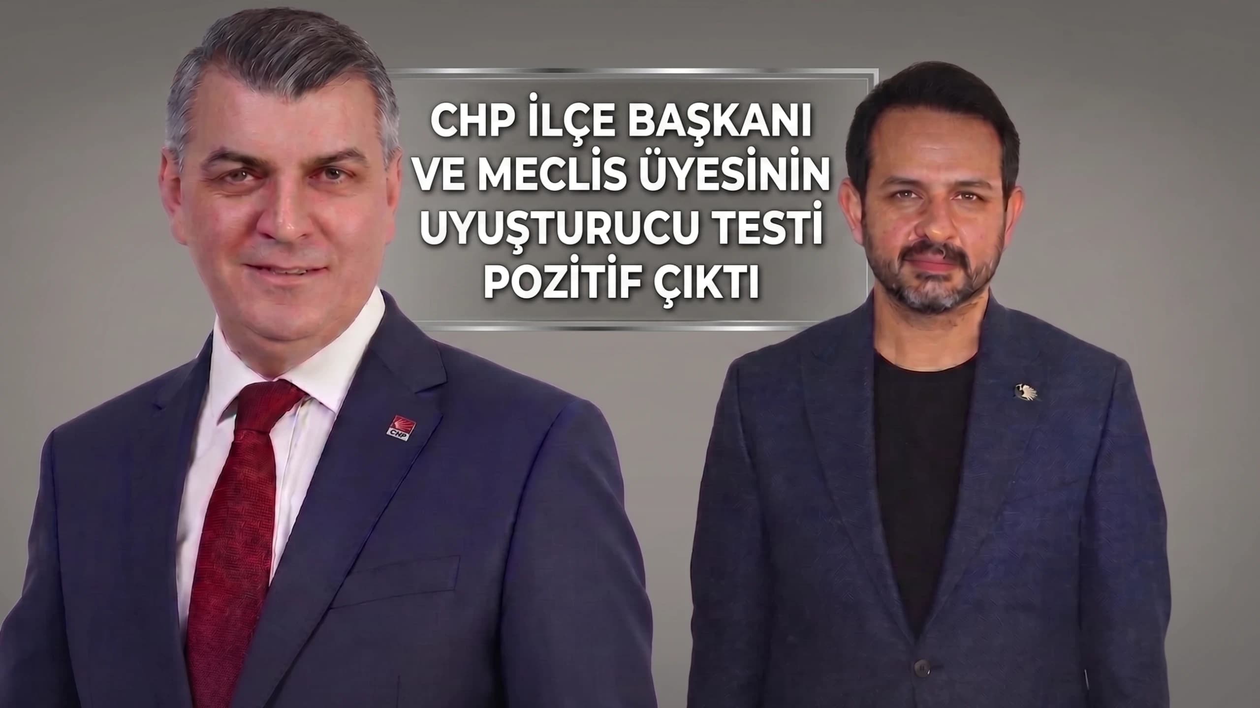 CHP İLÇE BAŞKANI VE MECLİS ÜYESİNİN UYUŞTURUCU TESTİ POZİTİF ÇIKTI