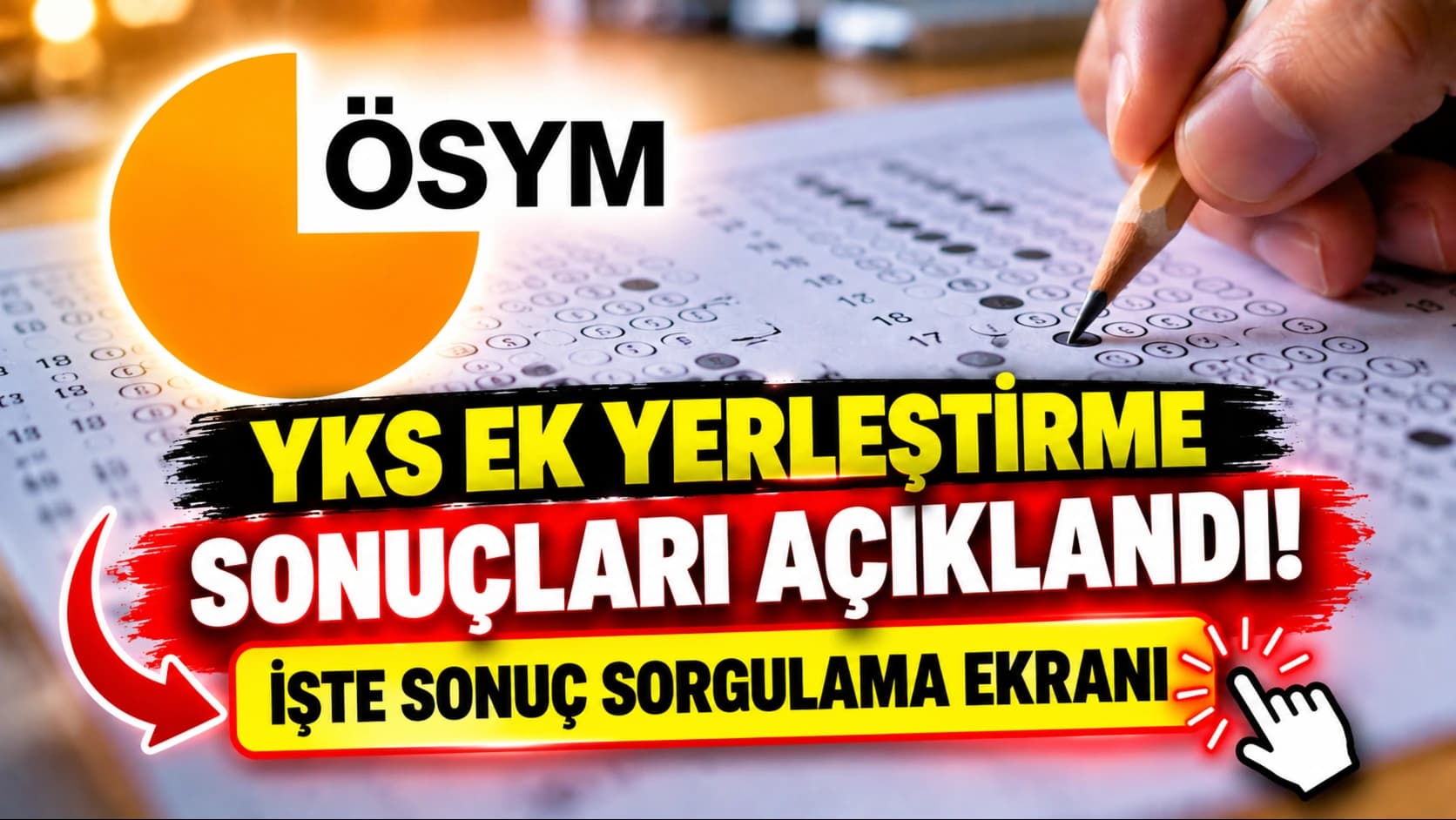 YKS ek yerleştirme sonuçları açıklandı! İşte sonuç sorgulama ekranı