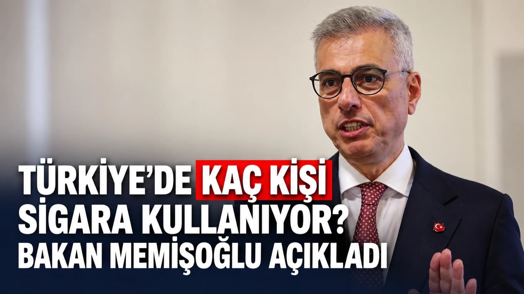 Türkiye’de kaç kişi sigara kullanıyor? Bakan Memişoğlu açıkladı