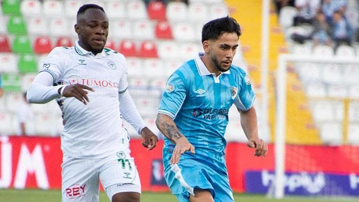 Erzurumspor FK, Konyaspor’u Eren Tozlu’nun golüyle geçti