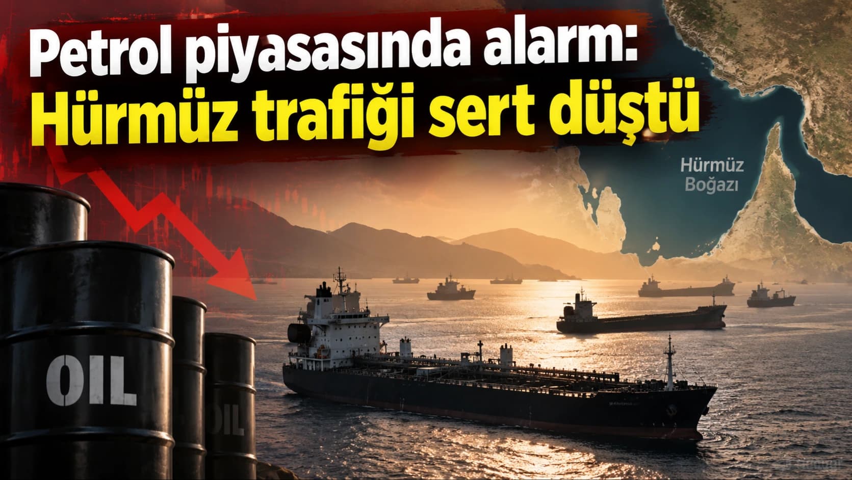 Petrol piyasasında alarm: Hürmüz trafiği sert düştü