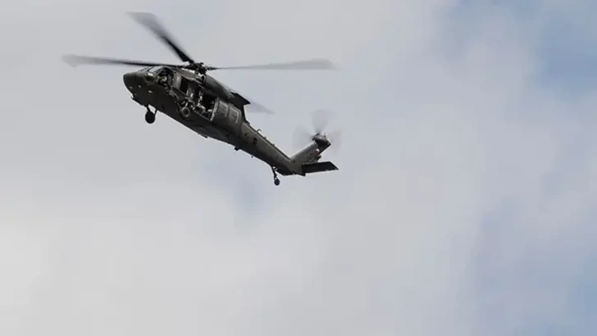 ABD SAVAŞ HELİKOPTERİ DÜŞTÜ: İKİ PİLOT ÖLDÜ