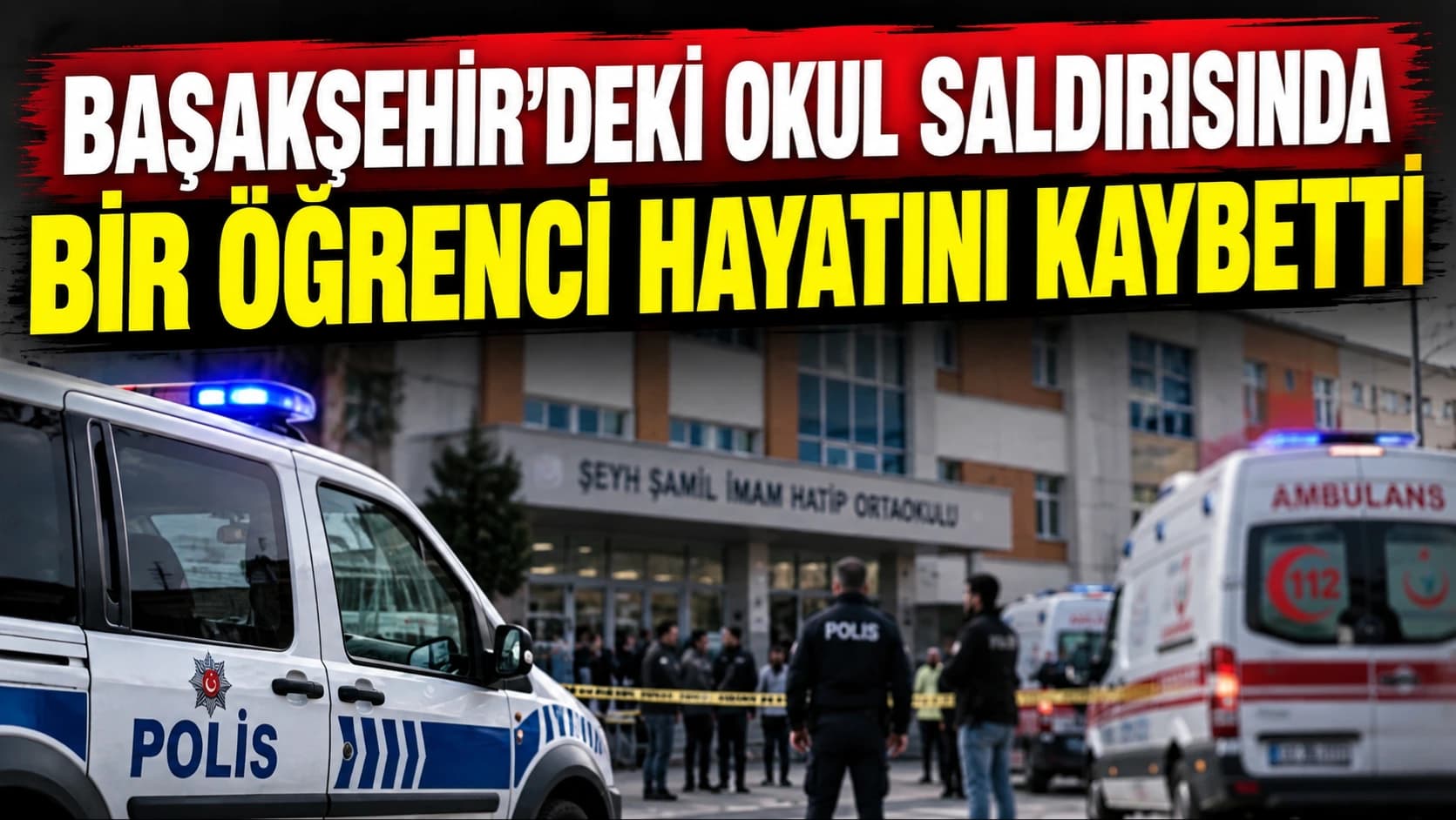 Başakşehir'deki okul saldırısında 10 yaşındaki öğrenci hayatını kaybetti
