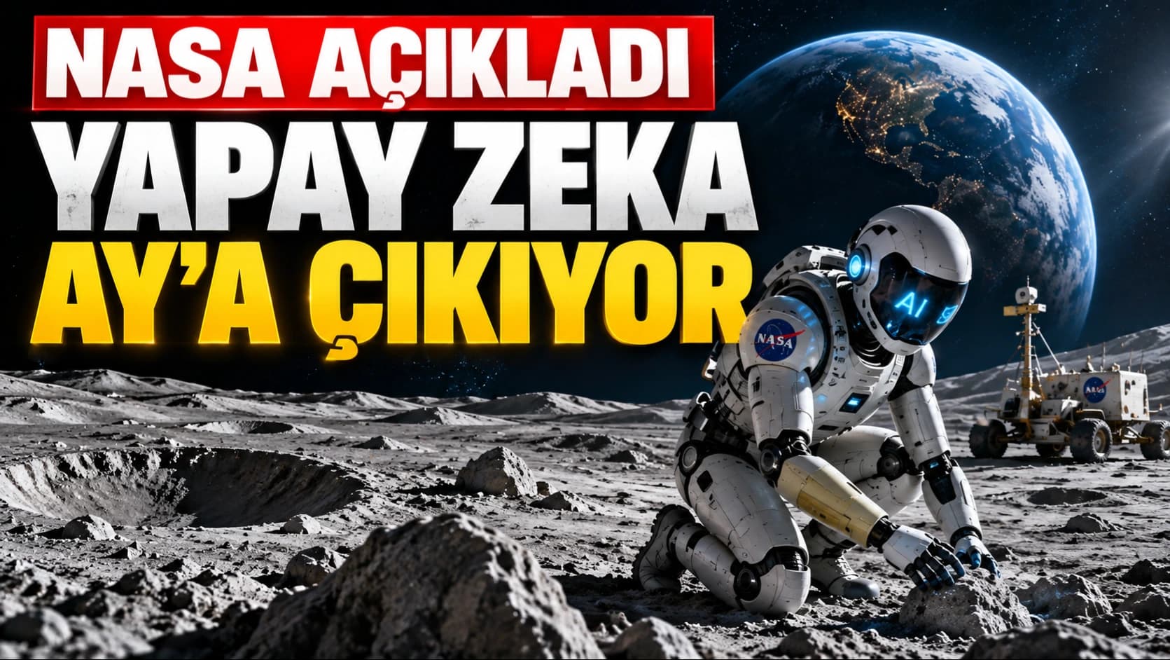NASA açıkladı: Yapay zekâ Ay'a çıkıyor