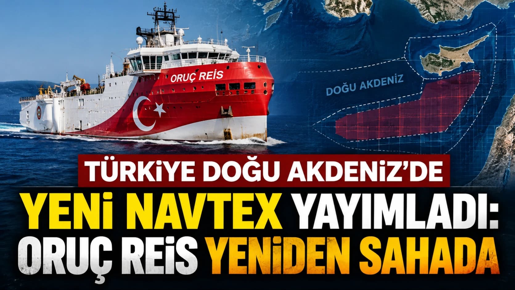 Türkiye Doğu Akdeniz’de yeni NAVTEX yayımladı: Oruç Reis yeniden sahada