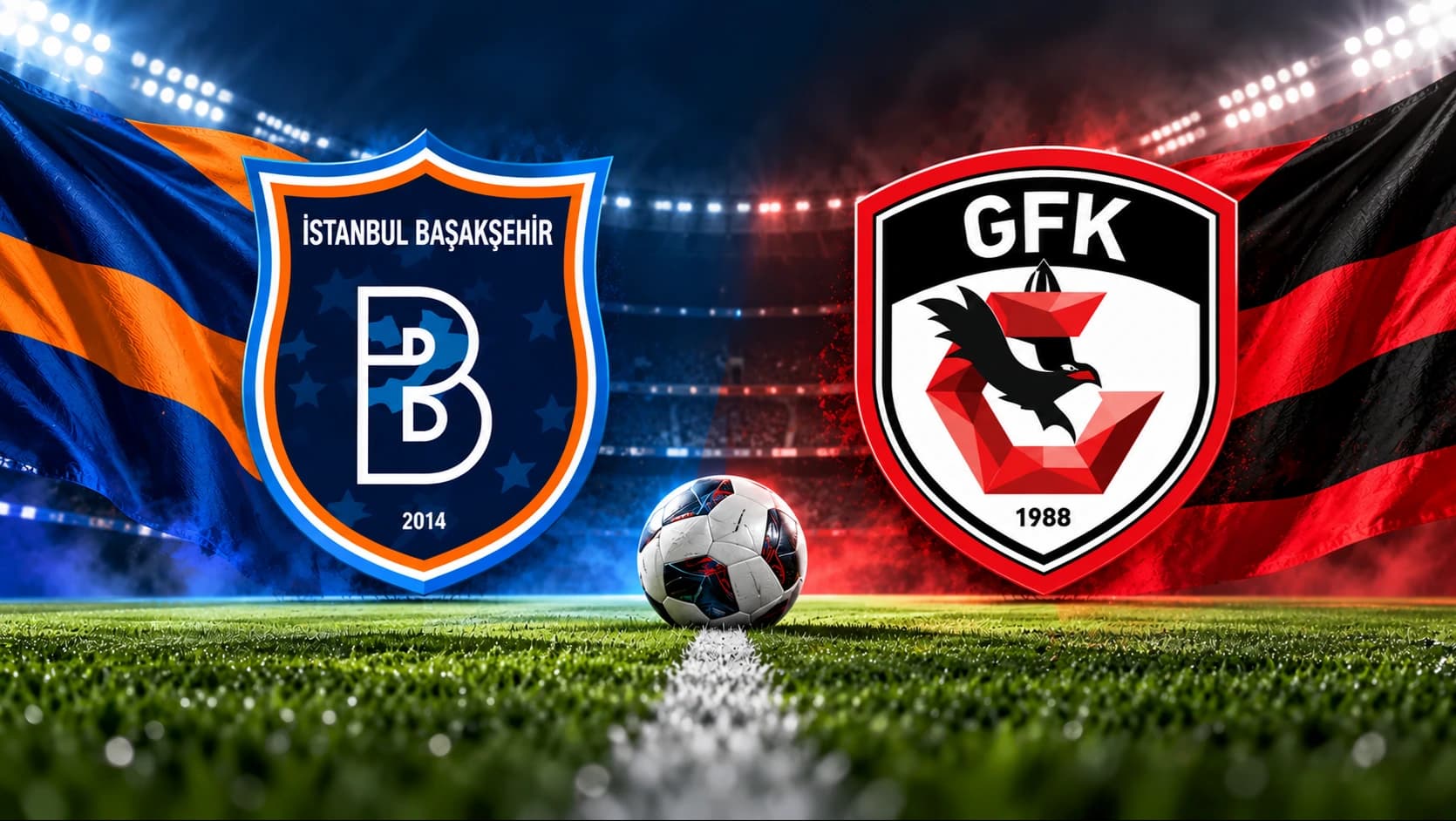 Başakşehir, Gaziantep FK'yi 2-1 mağlup etti