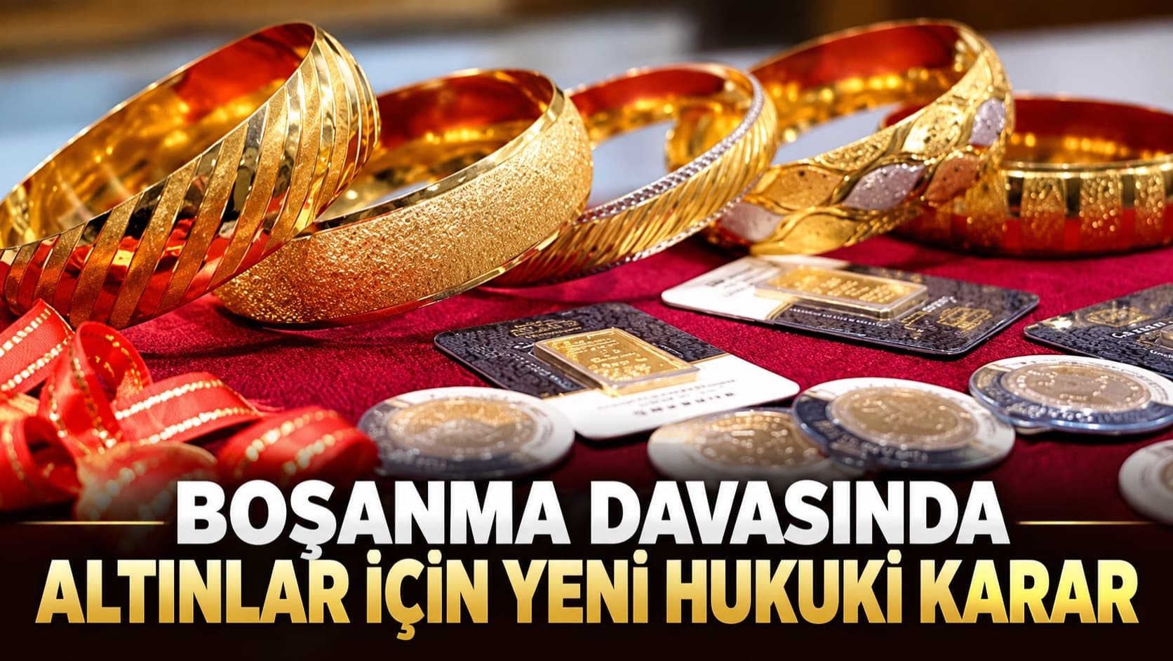 Boşanma davasında altınlar için yeni hukuki karar