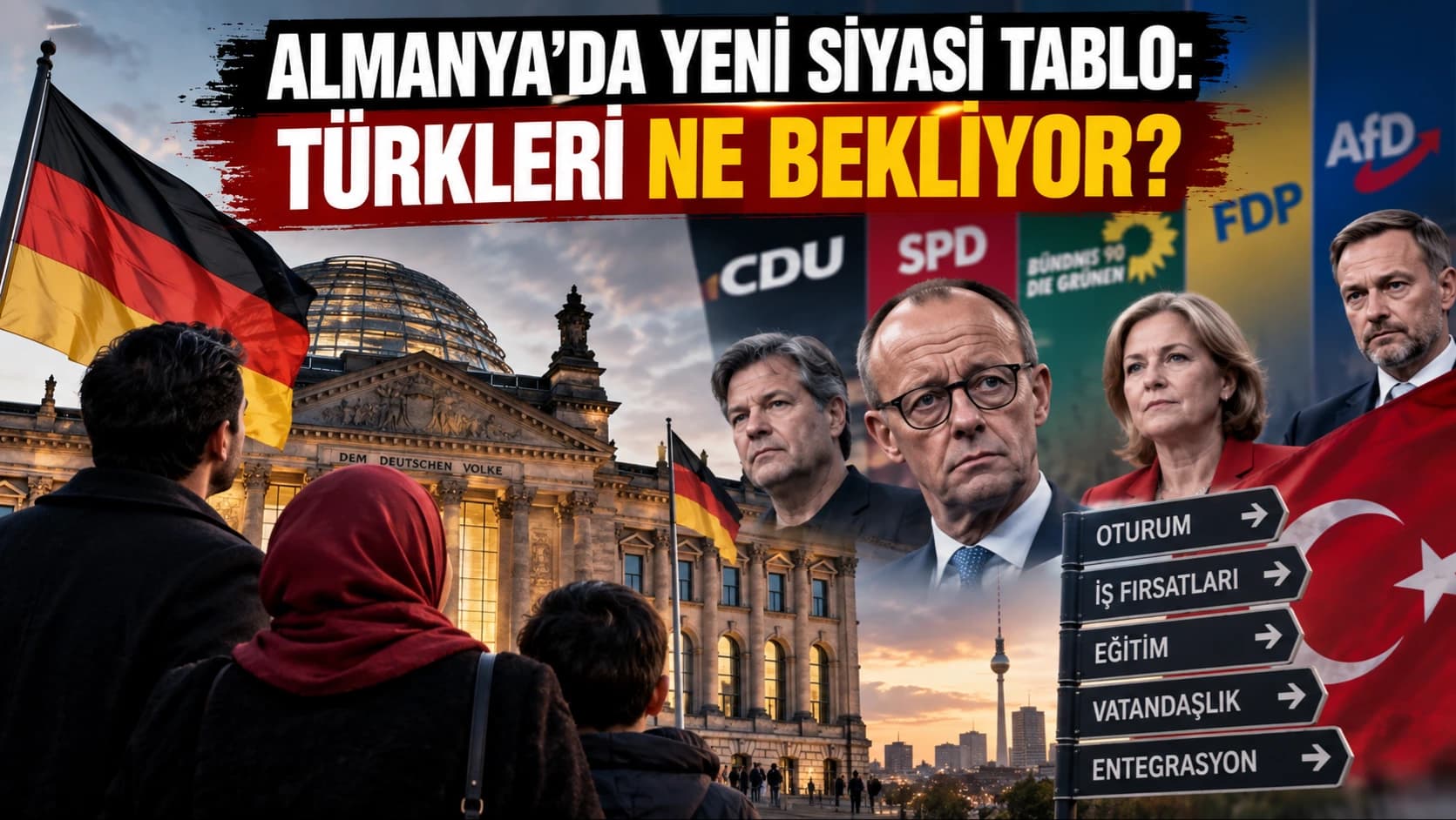 Almanya’da sandıktan yeni tablo: Türkler için ne değişebilir?