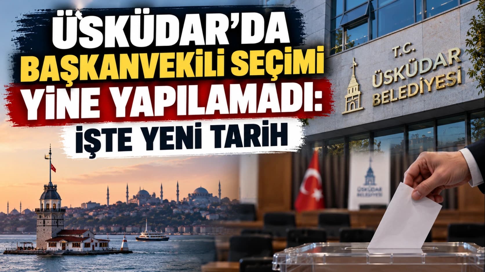 Üsküdar’da başkanvekili seçimi yine yapılamadı: İşte yeni tarih