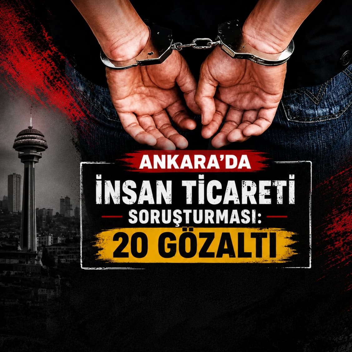 ANKARA’DA İNSAN TİCARETİ SORUŞTURMASI: 20 GÖZALTI