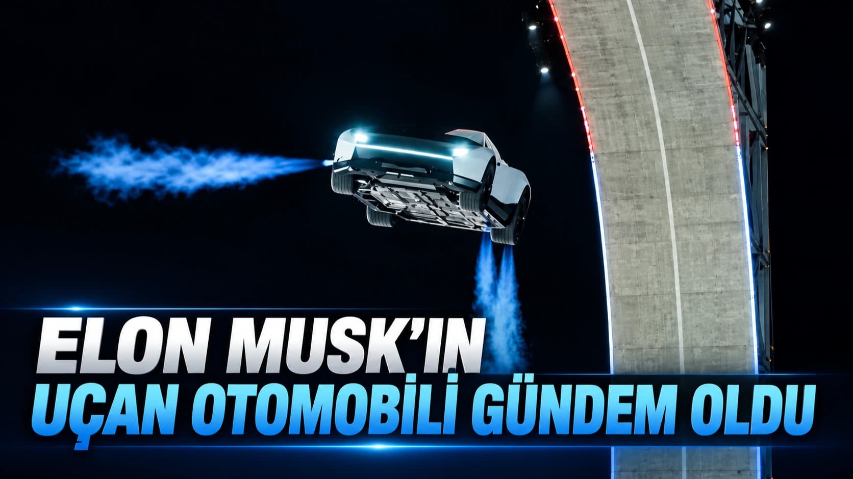 Elon Musk’ın uçan otomobili gündem oldu