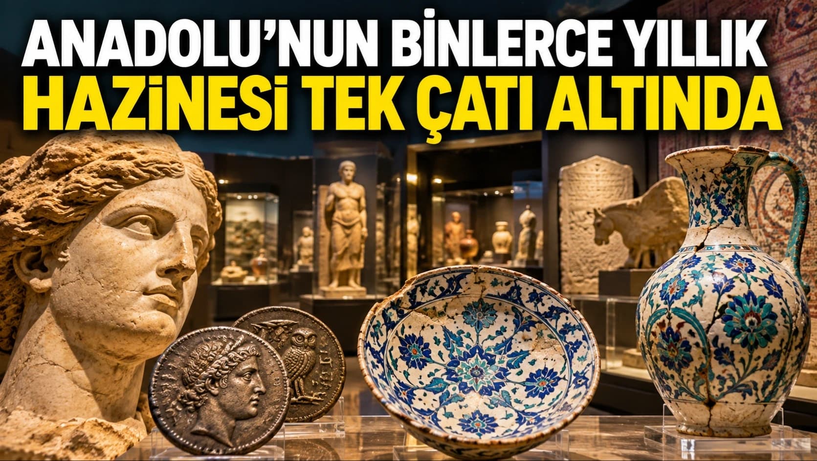 Anadolu'nun binlerce yıllık hazinesi tek çatı altında