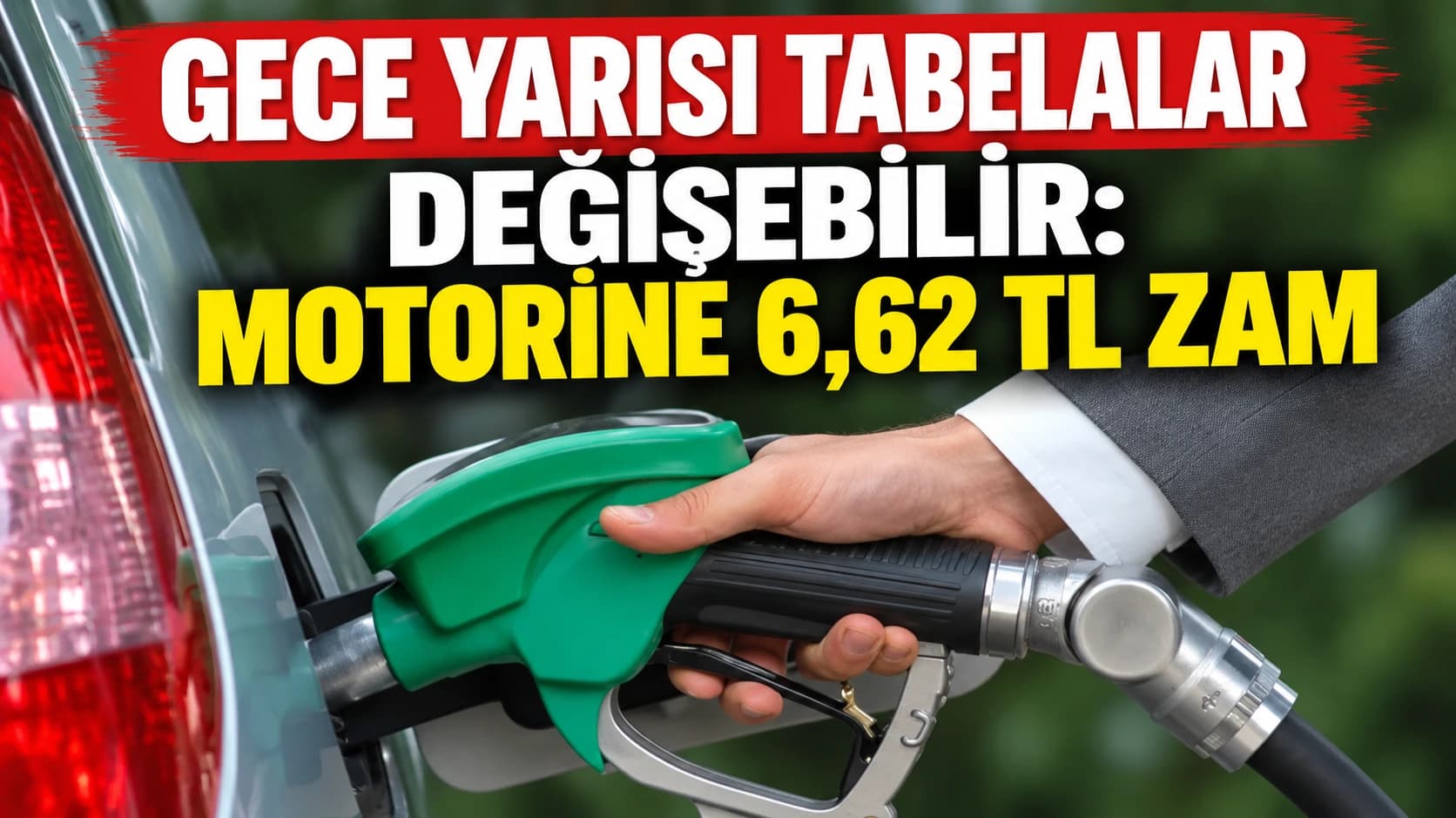 Gece yarısı tabelalar değişebilir: Motorine 6,62 TL zam