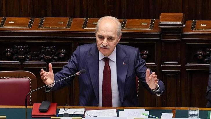 TBMM Başkanı Kurtulmuş, Avrupa Parlamento Başkanları Konferansı’nda Rum temsilcinin iddialarına tepki gösterdi