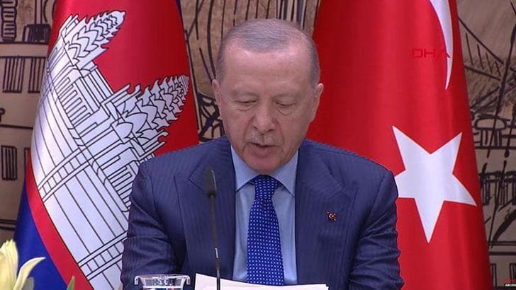 Cumhurbaşkanı Erdoğan, Kamboçya Başbakanı Manet’i kabul etti; 2 ülke arasında Askeri Çerçeve Anlaşması imzalandı